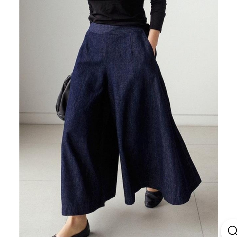 Asos extreme wide leg highwaisted jeans size 24